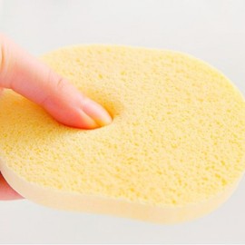 2 types of facial cleansing sponges 15mm 5mm 5mm 25ea