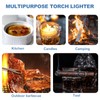 ZQMW Torch Lighter, Windproof Adjustable Big Jet Flame Butane Lighter,