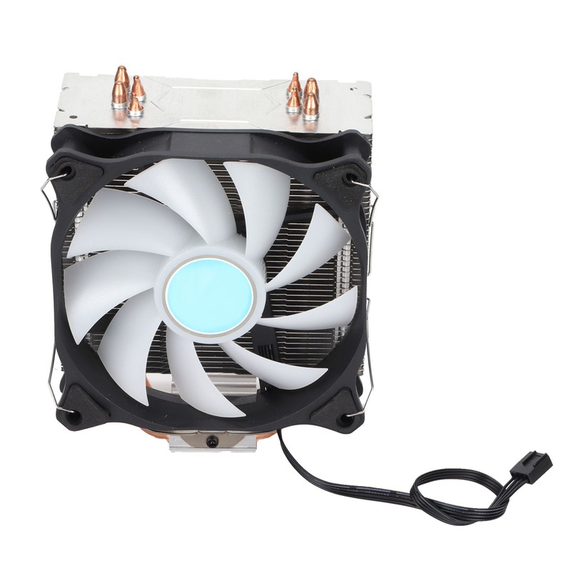 CPU Fan 4 Pure Copper Heat Pipes Mute Heatsink with