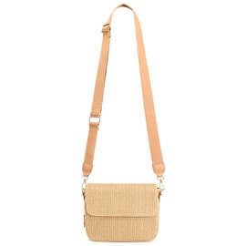 NEICOA Straw Purses for Women 2025,Woven Small Crossbody Bag with RFID for Beach & Travel Vacation