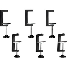 G Clamps for Woodworking Small Desk Clamp Cabinet Face Frame with Stable Wide Jaw, For Workpiece Fixing Hand Tool Parts 6Pcs.