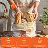 PW61 Beeswax Bread Bags for Homemade Bread. 2 Pack XL