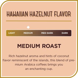 Don Francisco's Hawaiian Hazelnut Ground Flavored Coffee: Rich, Aromatic 100% Arabica Beans - (12 oz Recyclable Can)