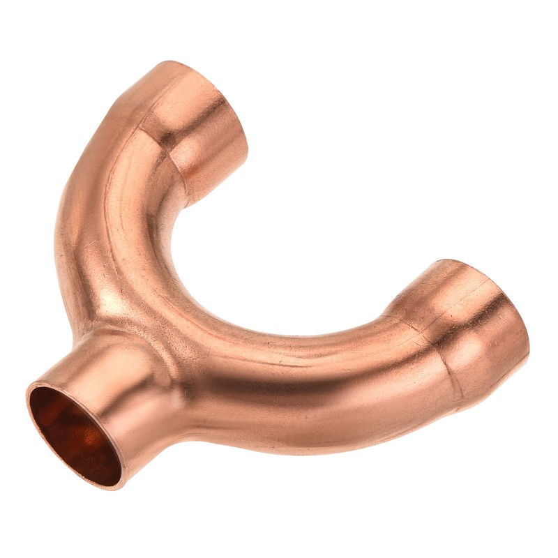MECCANIXITY Tee Y Type Copper Fitting Welding Joint 3/4 Inch