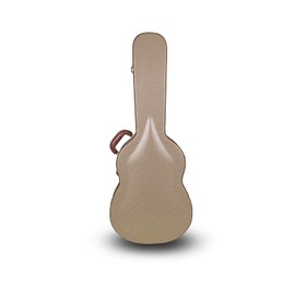 Hardshell Arch Top Wooden Case for Classical Nylon String 4/4 Full Size Guitars, Vintage Tweed