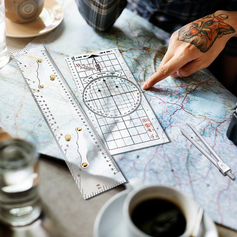 Motipuns 3 Pcs Basic Navigation Set, Include 16 Inch Marine