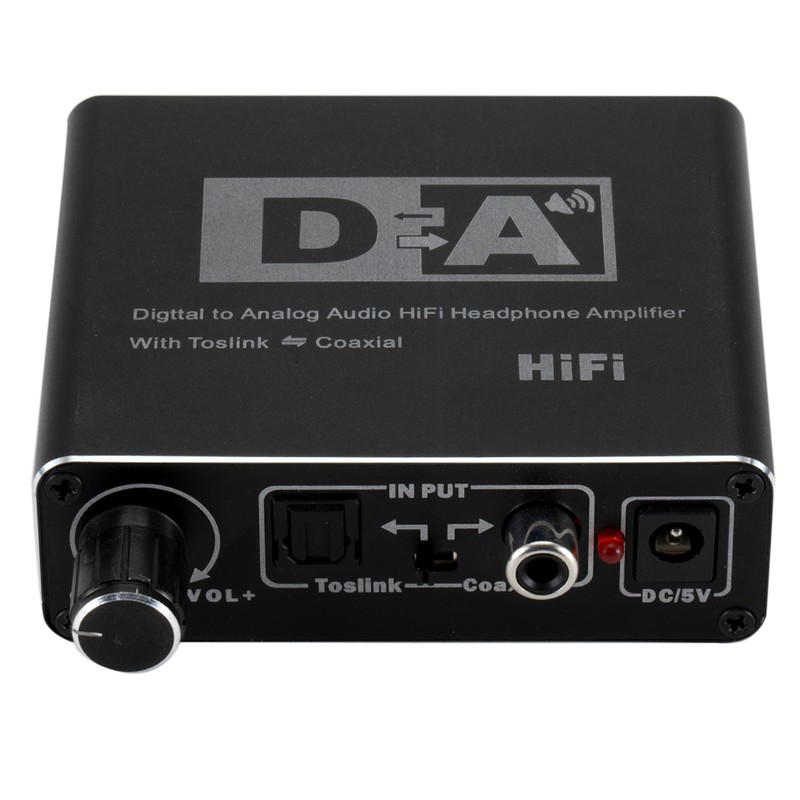DAC Converter Digital Optical Coaxial Audio Converte Two Way Switch