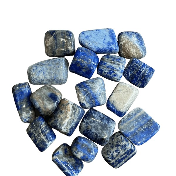 BellaMira Lapiz Lazuli Crystal, Single Polished Stone, Healing Crystal for