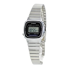 CASIO LA670WA-1A2JF Women's Chippukashi Casio Standard Silver Digital Wristwatch, Bracelet Type