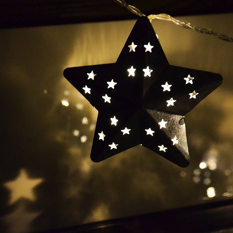 ACRAFT Twinkle Star String Lights Plug in Fairy Lights for