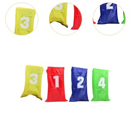 Perfeclan Potato Sack Race Bag Jumping Bag for Adults and Kids Lawn Games Fun Sport Equipment Legged Relay Race for Yard Lawn Family, 4 pieces