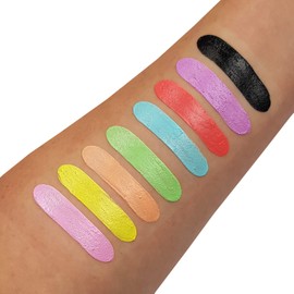 Moon Glow, Neon-UV-Lackstift-Körperkreide für Gesicht und Körper (Pastellrosa, 1 Stück)