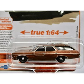 AUTO WORLD 1/64 RELEASE 3A PREMIUM 1970 CHEVY KINGSWOOD ESTATE COPPER POLLY