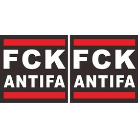 2er Set Autoaufkleber FCK Politik 10x10cm – Selbstklebende Anti-Politik Sticker für Auto, Motorrad, Laptop, Fenster – SPD, AFD, CDU, CSU, Grüne, Linke, FDP (Antifa)