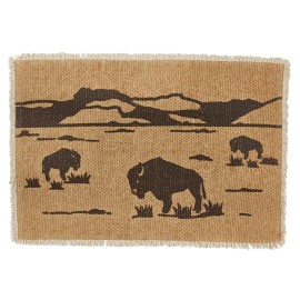 Park Designs BISON cloth PLACEMAT, 13X19, NWT, cabin or lodge decor!