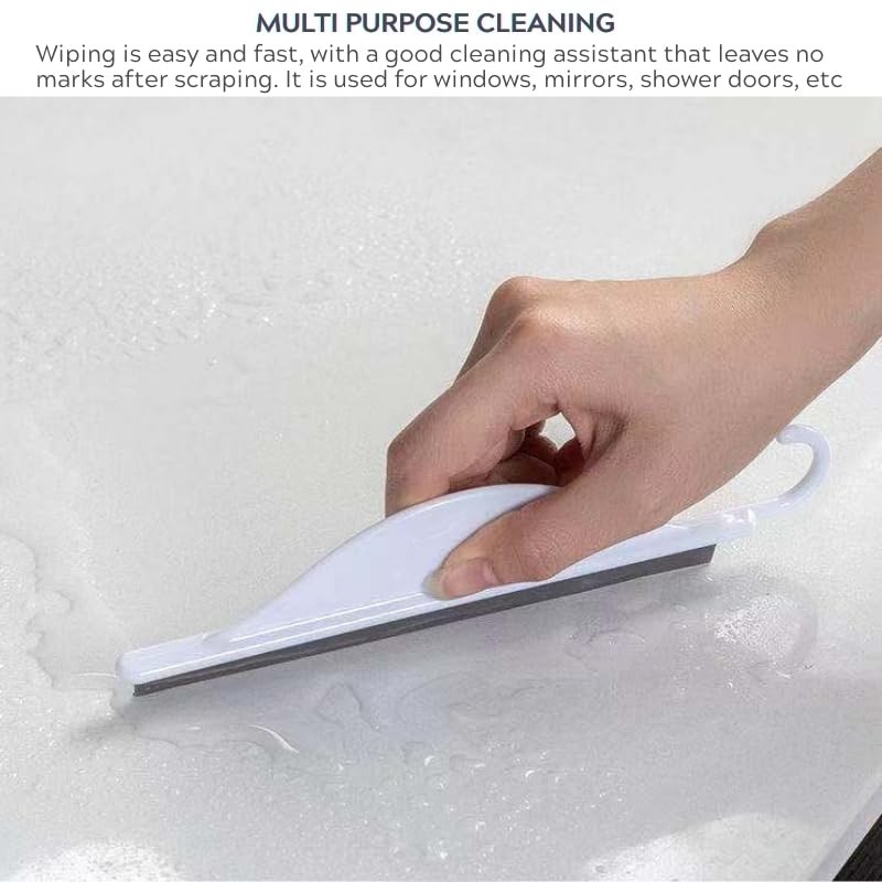 MIXNEX Mini Squeegee Set with Hooks, 2 Pack Silicone Water
