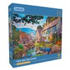 Gibsons Tea on the River 500 Piece Jigsaw Puzzle for