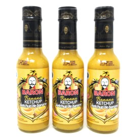 Baron Caribbean Banana Ketchup 5.5oz (3 Bottles)