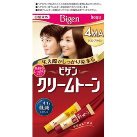 Hoyu Bigen Cream Tone 4MA (Maron Brown) 1 agent 40g + 2 agents 40g