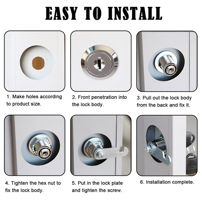 1 Pcs Cam Locks 16mm Letter Post Box Lock Mailbox