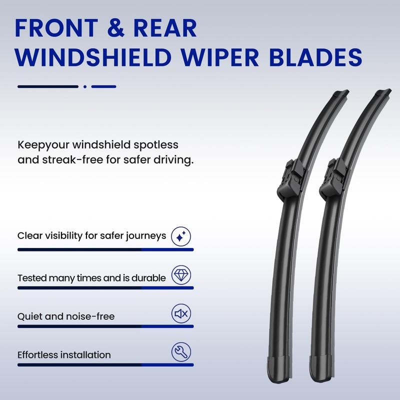 EMITHSUN® Windshield Wipers Replacement for Toyota Tundra Sequoia 2025 2024