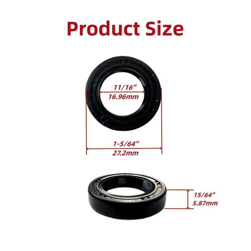 POWER PRODUCTS 2PCS Oil Seals- Replacement for Predator Inverter Generator