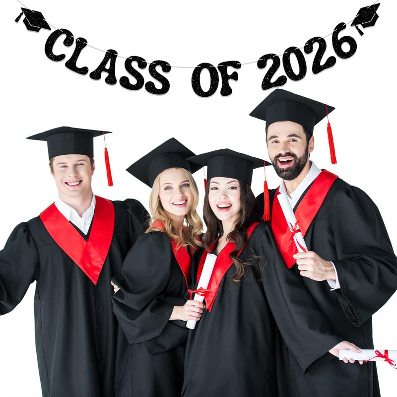 2026 Graduation Party Decorations - Class of 2026 Banner -