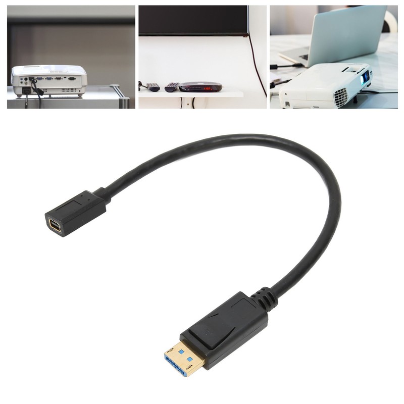 DP Male to Mini DP Female Cable 8K 60Hz 4K
