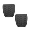 UpAmcarker 31321-52010 2Pcs Clutch&Brake Pedal Pad Black Rubber Compatible with