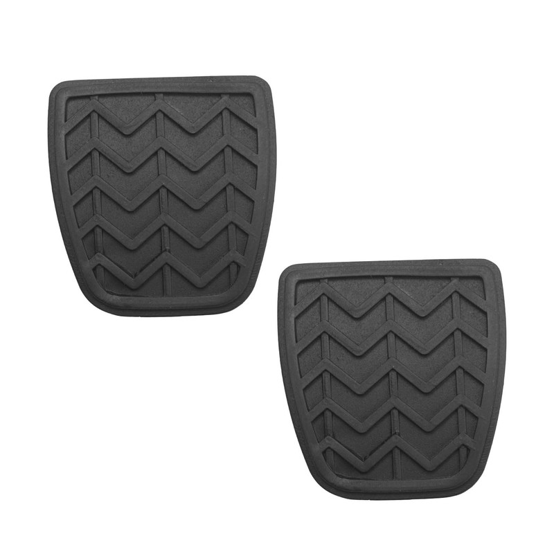 UpAmcarker 31321-52010 2Pcs Clutch&Brake Pedal Pad Black Rubber Compatible with