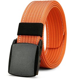 [LionVII] Nylon Belt, Work Clothes, Self-Defense Forces, Climbing Belt, Durable, Lightweight, Adjustable, Unisex, S-Grade Belt, Plastic, Cloth Clothing, Width 1.5 inches (38 mm), Length Approx. 49.2