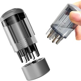 Taicols Scalp Applicator Comb, Hair Oil Applicator, Hair Growth Care Hair Massager, Portable Hair Oil Applicator Bottle Scalp Massager (Grayish)