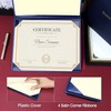 SUNEE Imprinted Diploma Cover 8.5''x 11'' Leatherette Padded Diploma Holder