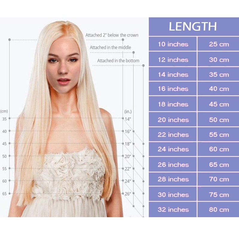 Elailite Real Hair Bonding Extensions, 1 g/strand, 50 cm, #27
