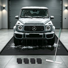 Containment Mat 7'9" x 16' Garage Floor Mats for Under Car