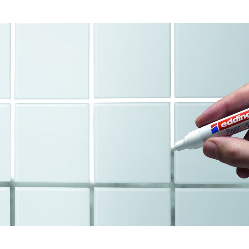 Edding 8200 Grout Marker, silver grey