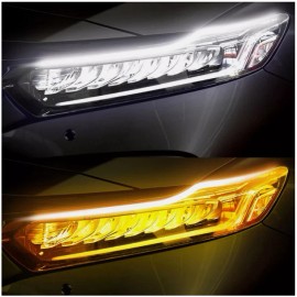 xglow 2x 24" DRL LED Headlight Strip Daytime Running and Sequential Turn Signal Lights