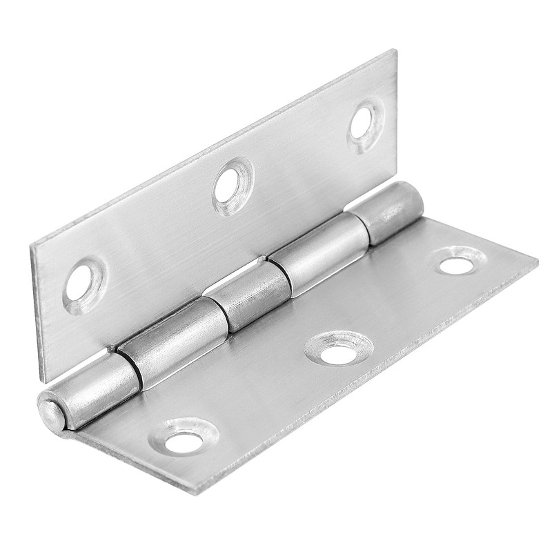 YIXNSW Pack of 10 Stainless Steel Hinges, 7.5 x 5