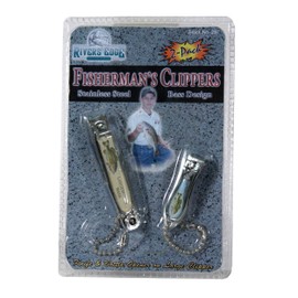 Rivers Edge Products Rivers Edge Products 2-Piece Nail Cutter Kit - Mini Knife and Bottle Opener on Large Trimmer - Stainless Steel Toenail and Fingernail Clipper - Fishing Nail Clippers for Men and