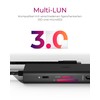 ICY Box USB-C Docking Station (9-in-1) for 3 Monitors (2x