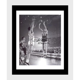 Framed Pistol Pete Maravich - LSU Basketball - Autograph Promo Print (Black, 16x20)