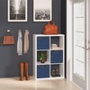 ClosetMaid 6 Cube Storage Shelf Organizer Bookshelf with Open Back,