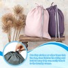 PATIKIL Waterproof Cloth Laundry Bag, 2 Pack 13"x10" Heavy Duty