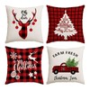 Neatee Living Set of 4 Christmas Decorative Throw Pillow Covers