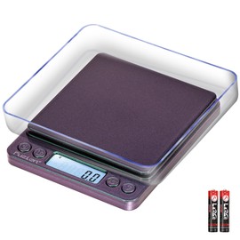 Fuzion Digital Scale .1 Gram Accuracy, 3000g Mini Food Scales for Herb, Spice, Jewelry, Gold, Small Food Scale - Weight Gram and Oz