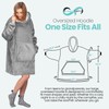 Oversized Blanket Hoodie Sweater Blanket for Women - Snuggle Hoodie