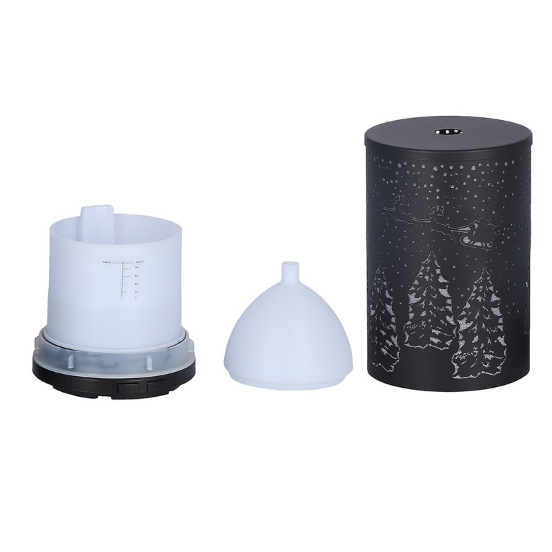 100ml Automatic Aroma Diffuser Christmas Tree Pattern Essential Oil Column