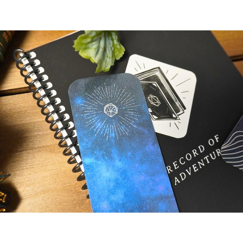 D20 Galaxy Bookmark