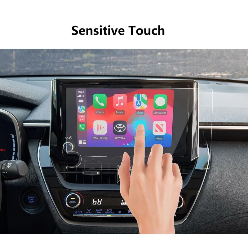 2026 Corolla Tempered Glass Screen Protector For 2023-2025 2026 Toyota