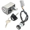 Saihisday 7000-011000-20000 Ignition Key Switch Lock Kit with Gasket, Replacement